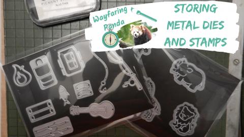 Storing Stamps and Dies hideout