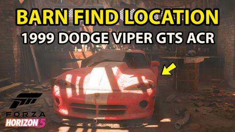 BARN FIND 1999 Dodge Viper GTS ACR in Forza Horizon 5