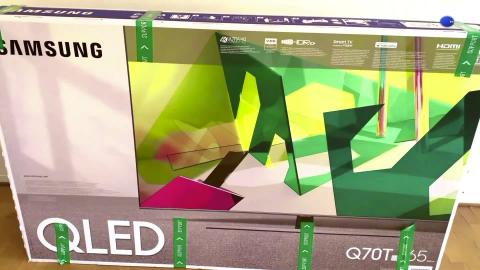 Samsung QLED Samrt TV Q70T  Unbox