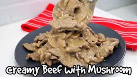 TBPH155 _ EASY CREAMY BEEF WITH MUSHROOM _  How to make s...