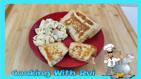 Easy Bread Snacks Recipe With Tuna And Cheese