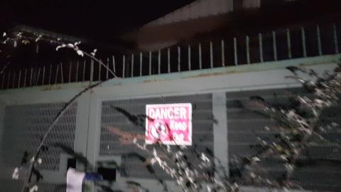 WE ENTERED ABANDONED BUILDING THAT SAID NOT TO ENTER...