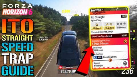 Forza Horizon 6_ _Ito Straight_ Speed Trap Guide! How To ...