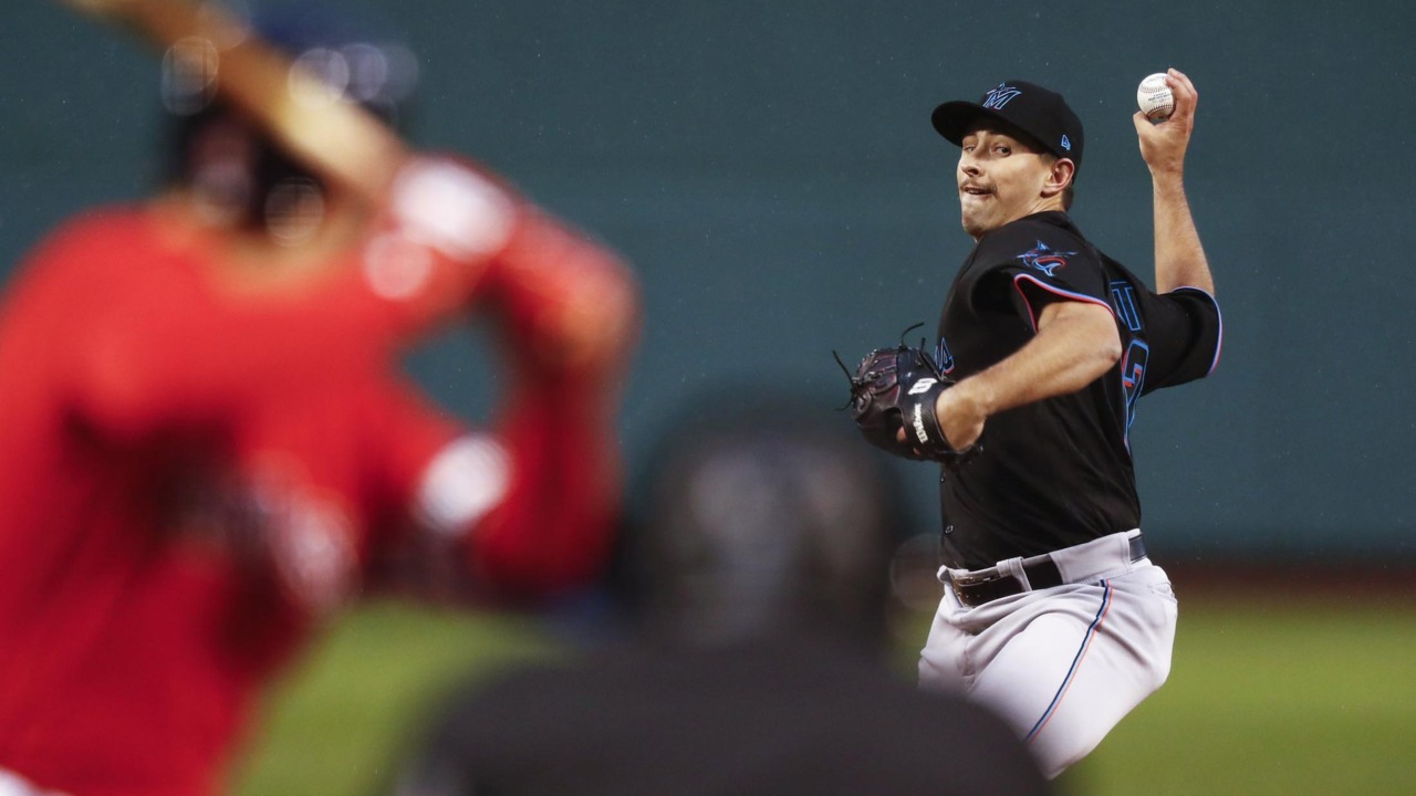 Verdugo, Red Sox beat Marlins in rain-shortened game