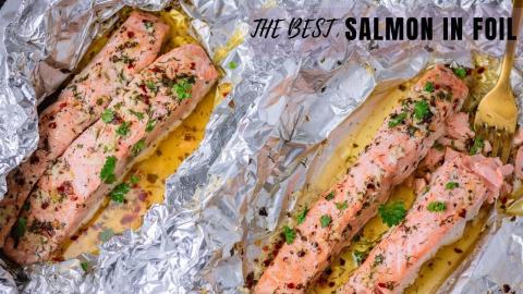 Baked Salmon In Foil