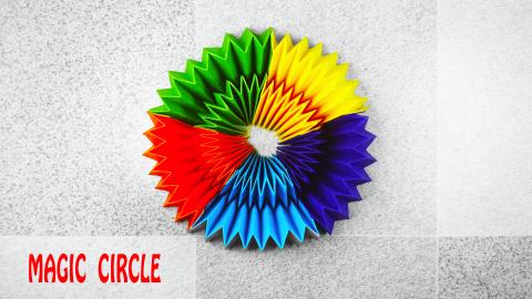 ORIGAMI ILLUSION | MAGIC CIRCLE |ANTISTRESS TRANSFORMER |...