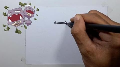 Drawing Pokemon WEEZING