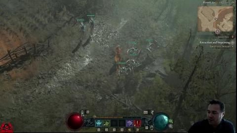 Defeating the Werewolf Faolan - DIablo 4 Necromancer Game...