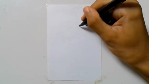 Drawing punk kid zombie character graffiti