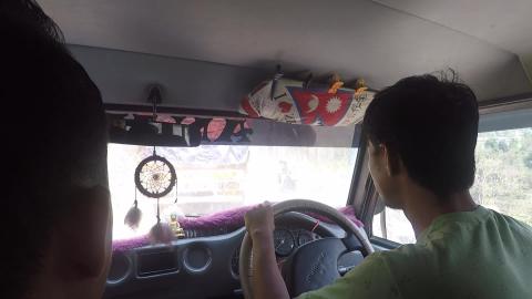 Crossing Landslide Prone Area | West Sikkim