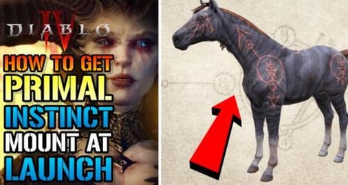 Diablo 4: Primal Instinct Mount! How To Get This Mount Fo...