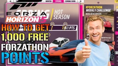 Forza Horizon 5: How To Get 1,000 FREE FORZATHON Points! ...