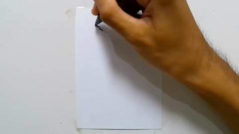 Drawing walking zombie character graffiti