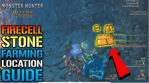 Monster Hunter Wilds: "Firecell Stone" Location Guide! Ho...