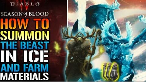 Diablo 4: "The Beast In The Ice" How To Summon Him! Farm ...