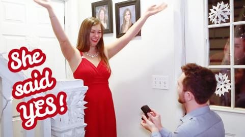 Romantic Christmas Proposal!