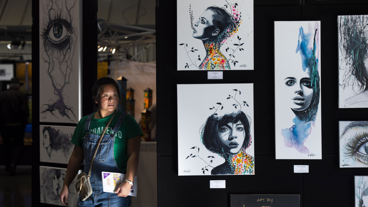 The Sacramento Arts Festival at Cal Expo features the artwork of fine