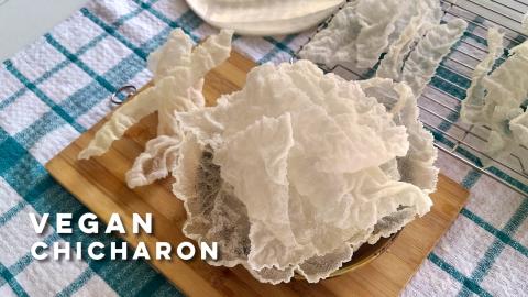 Mind Blowing Vegan "Pork Rind" Chicharon Recipe | Vegan C...