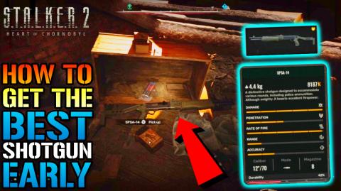 Stalker 2: "SPSA-14" Shotgun Is AMAZING! How To Get The B...