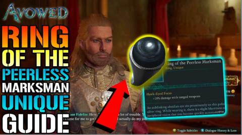 Avowed: "Ring Of The Peerless Marksman" Unique Guide! How...