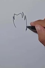 Drawing Cartoon SASUKE SHIPPUDEN SHRINGAN #Shorts