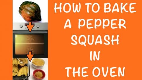 How to Bake a Pepper Squash in the Oven / Acorn, Easy Coo...