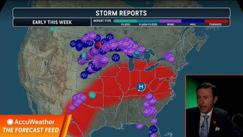 Why are there severe thunderstorms around the edge of the heat dome ...