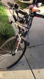 Tricky Motorized Bicycle running and stable