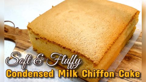 How to make Condensed Milk Chiffon Cake