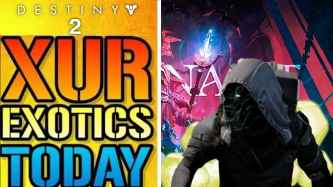 Destiny 2: XUR New EXOTICS & LEGENDARY Weapons TODAY! 1 G...