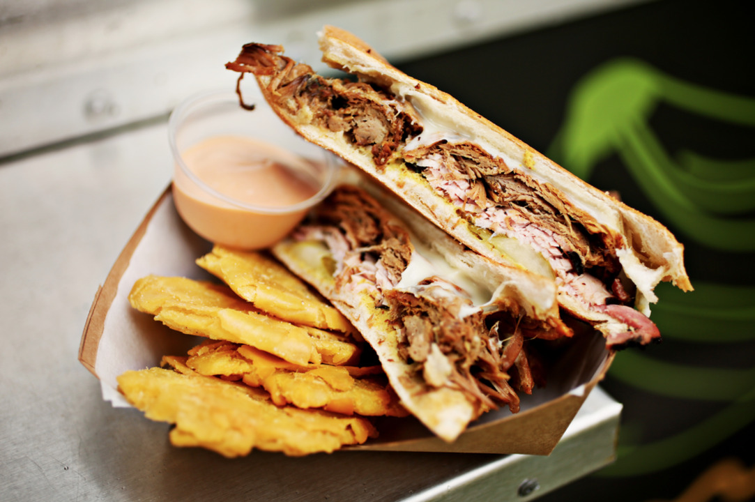 Spanglish food truck serves Puerto Rican food, empanadas and Cubano