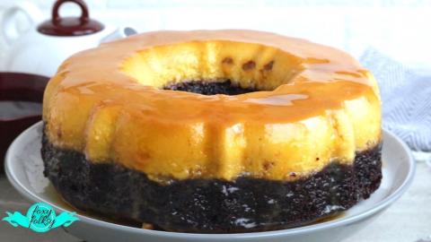 DELICIOUS CHOCOFLAN CAKE aka IMPOSSIBLE CAKE