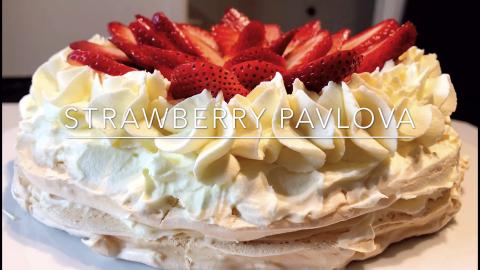 Strawberry Pavlova