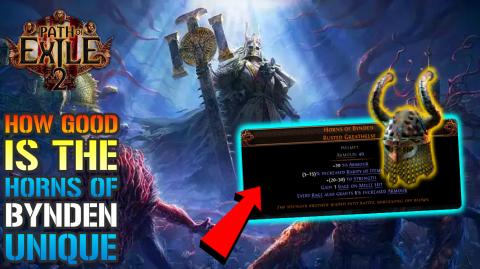 Path Of Exile 2: "Horns Of Bynden" UNIQUE Helm Is Amazing...