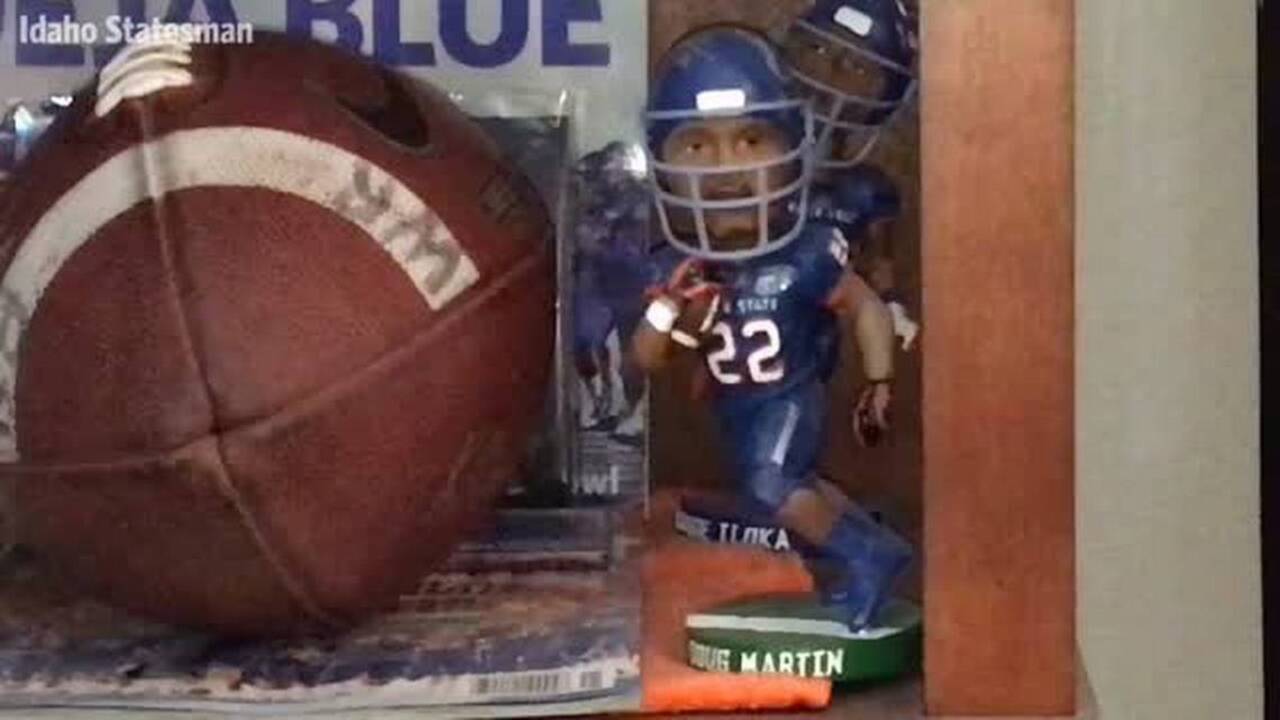 2010 Boise State BSU Football Bobblehead Richie Brockel Bobble