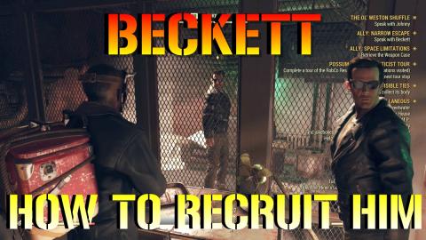 Fallout 76 Wastelanders How To Recruit "Beckett" (Locatio...