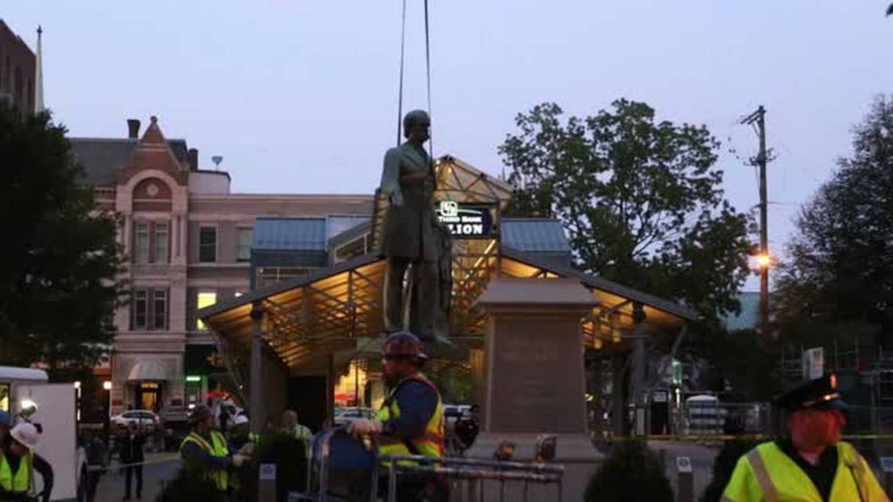 Confederate statue removed in downtown Lexington Lexington Herald Leader