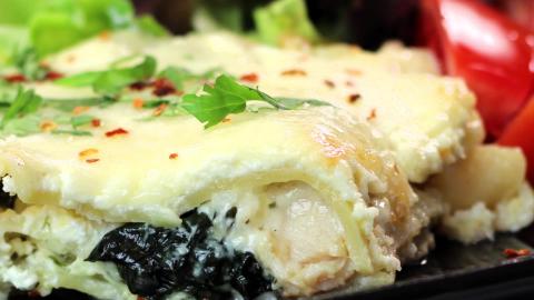 Chicken and Spinach Lasagna