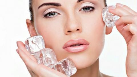 Put Ice On your Face To Seal-in Moisture