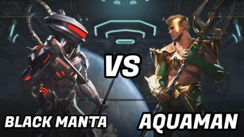 BLACK MANTA VS AQUAMAN on Hardest AI! (INJUSTICE 2)