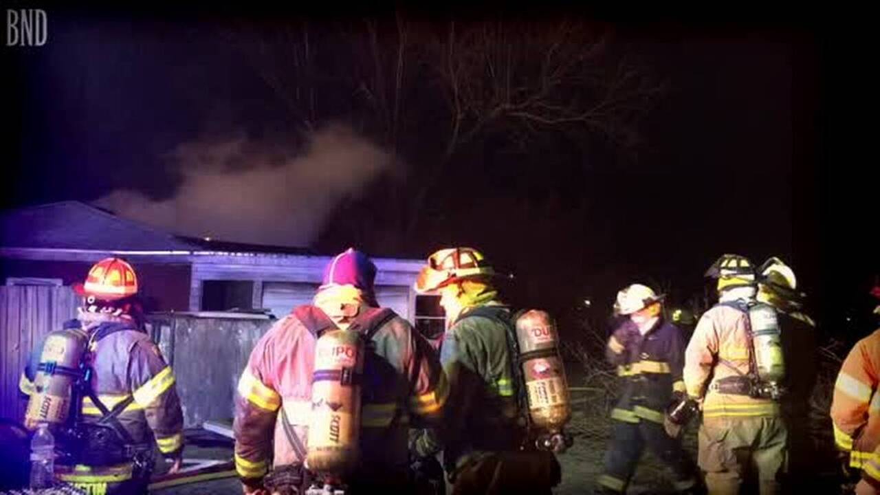 Firefighters battle house fire Dupo IL chief Belleville NewsDemocrat