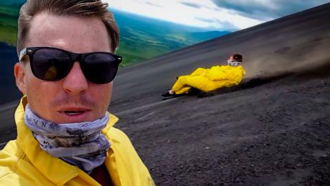 We Went Volcano Boarding in Nicaragua