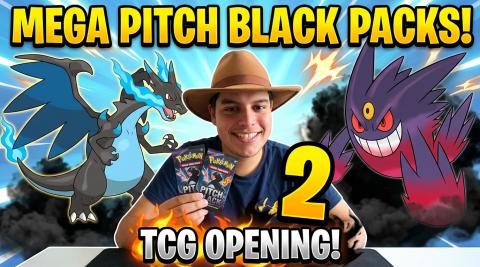 Pokemon TCG opening 2 Mega Evolution Pitch Black Fun pack...
