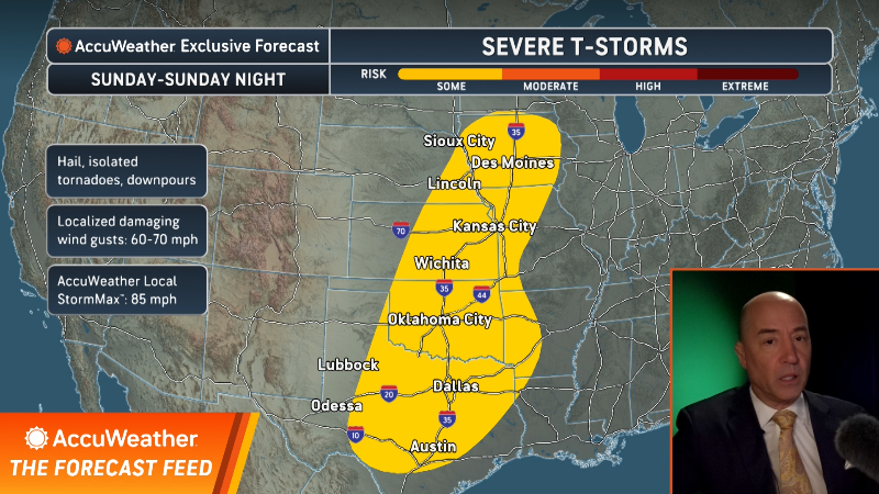 Severe weather activity to persist in central US this week | AccuWeather