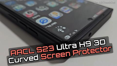 AACL Tempered Glass Screen Protector H9 3D Curved For Sam...