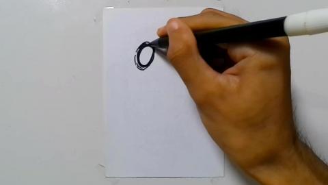 Drawing crazy laughing zombie face graffiti shorts