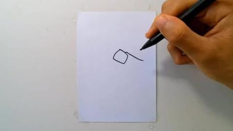 Drawing zombie metal hand graffiti