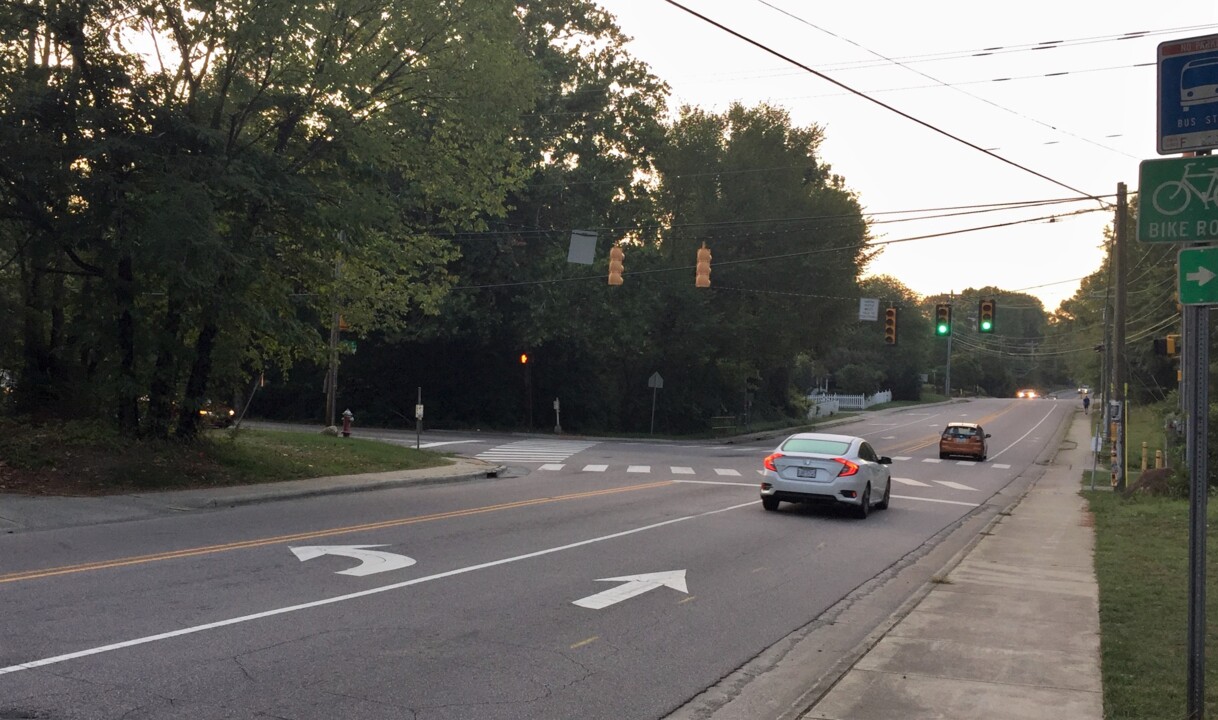 Carrboro road construction at Estes, North Greensboro Durham Herald Sun