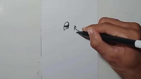 Drawing Graffity Character skull and bear shorts