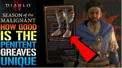 Diablo 4: Penitent Greaves Are Amazing! How Good Are Thes...